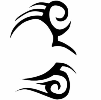 InkWear Hangover Tribal Face Tattoos
