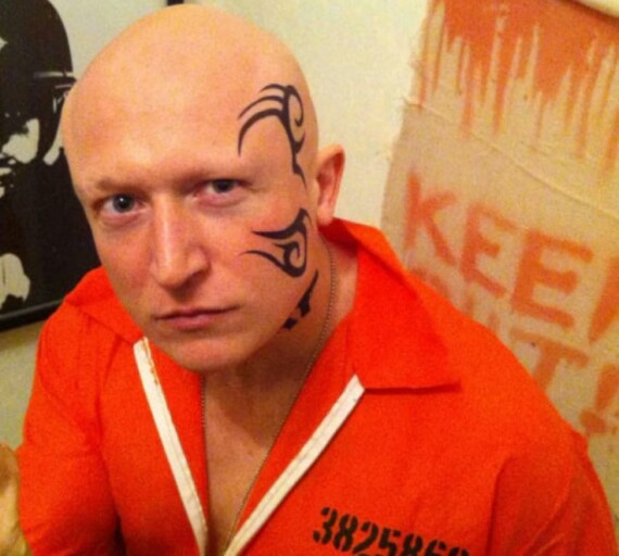 Tribal face tattoo design by InkWear