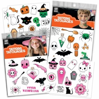 Spooky Halloween Temporary Tattoos
