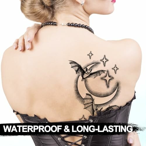 Bat and Pumpkin Halloween Skull Temporary Tattoos