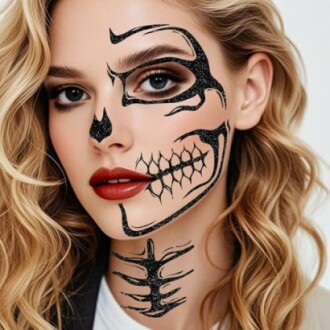 Sionoiur Halloween Face Tattoos