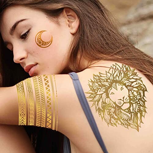 Bilizar Flash Gold Temporary Tattoos